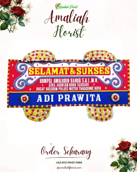 Papan Bunga Ucapan Selamat Wirosari